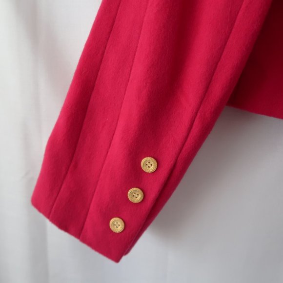 Carlisle Pink Wool Cashmere Cropped Blazer - Picture 9 of 12